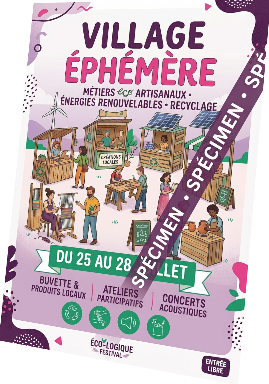 Démo affiche publicitaire